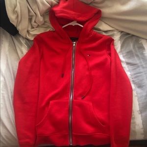 Red Tommy Hilfiger jacket